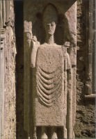 Irlande - Co Clare - Kilfenora - Sculpture romane